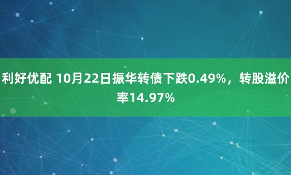 利好优配 10月22日振华转债下跌0.49%，转股溢价率14.97%